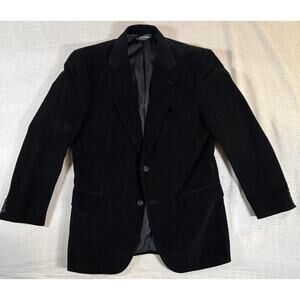 Brooks Brothers Japan Black Corduroy Blazer 38R ST531
